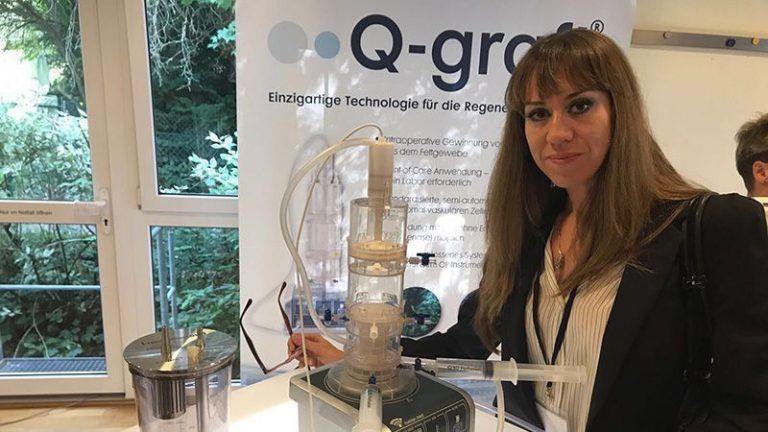 Qgraft Células madre de la grasa para medicina regenerativa en Aurea Clinic