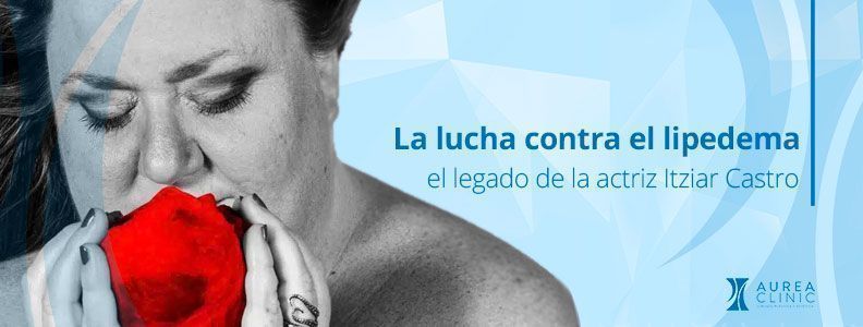 Actriz Itziar Castro Lipedema