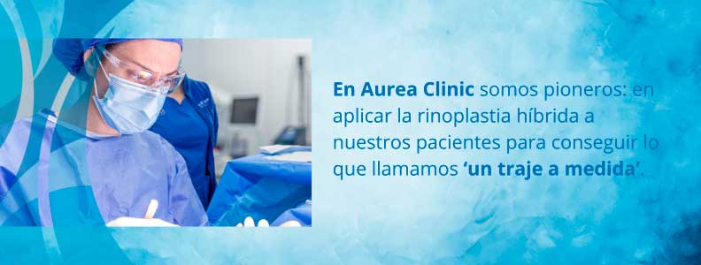 Pioneros uso rinoplastia hibrida