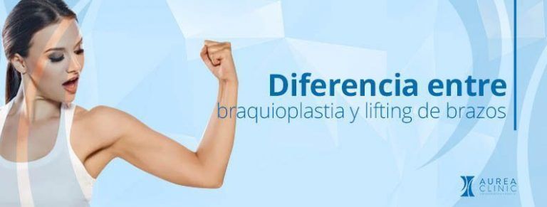 diferencia braquioplastia y lifting de brazos