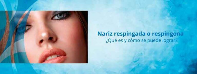 Nariz respingada o respingona